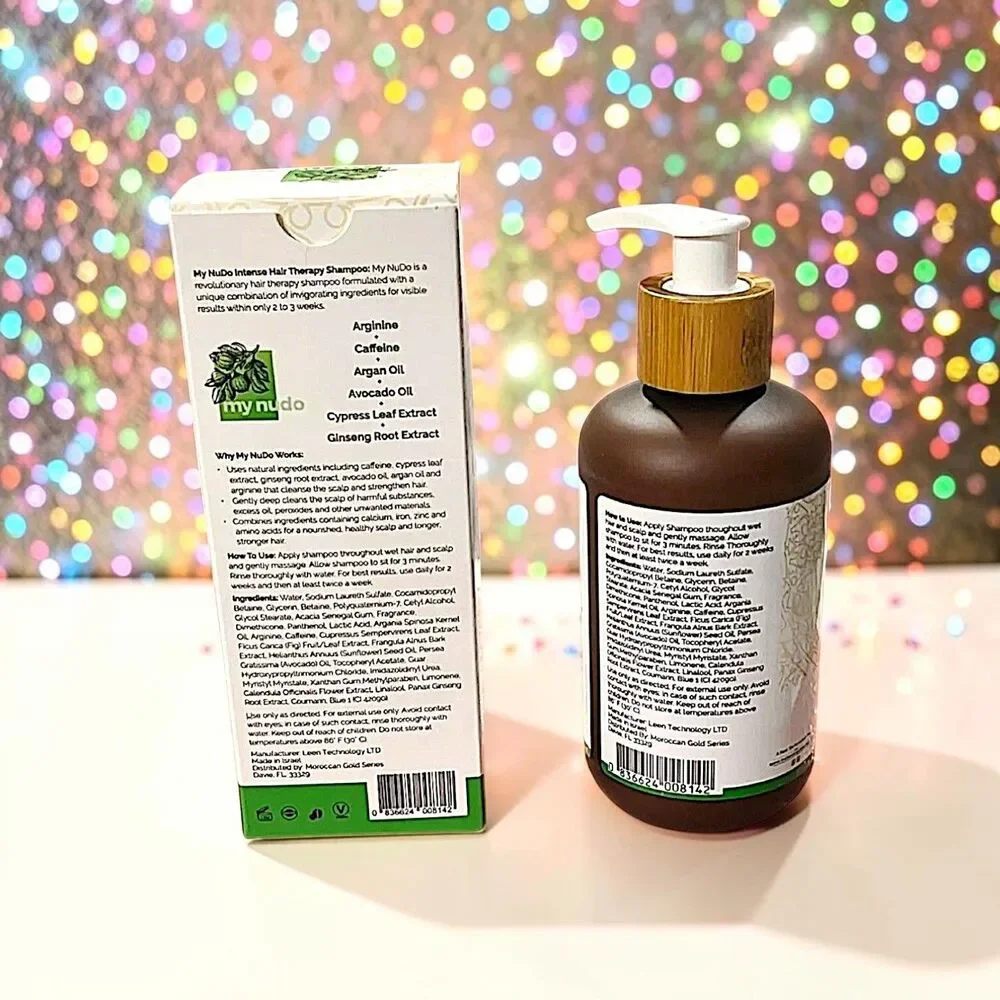 Moroccan Gold Series My NuDo Rejuvenating Shampoo New In Box 8.45 oz MSRP $60